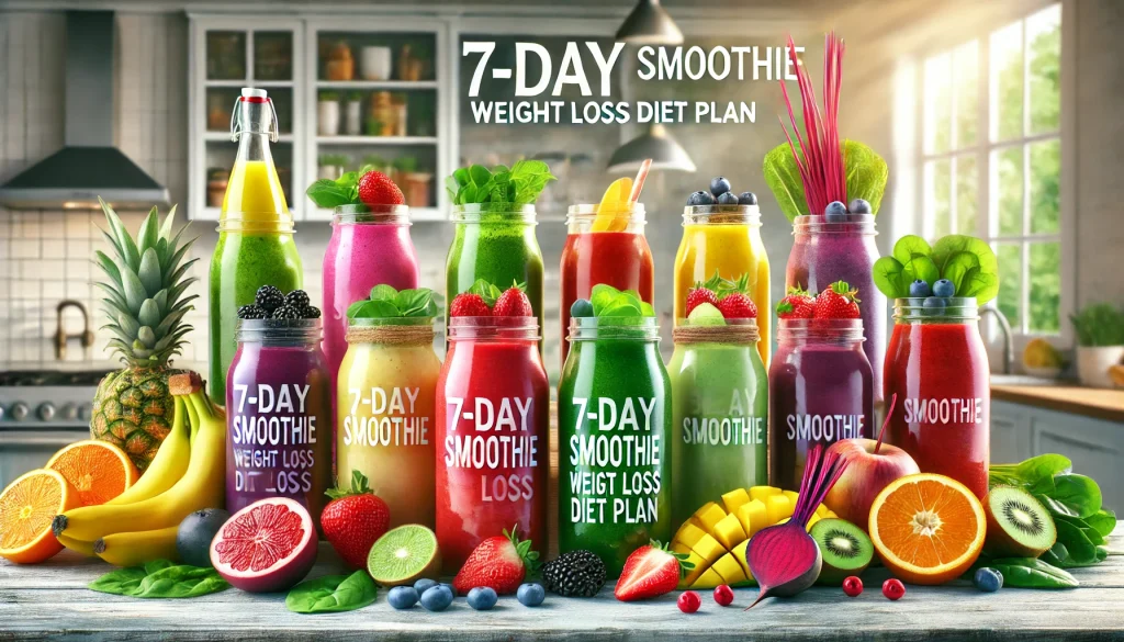Achieve Sustainable Weight Loss: Your Vibrant 7-Day Smoothie Weight Loss Diet Plan